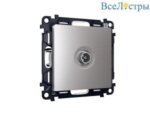 Комплект механизма TV розетки оконечной 50-870 MHz 1dB Ambrella Volt Alfa MA513010