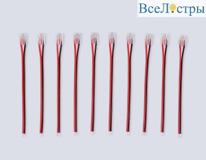 Соединитель гибкий односторонний Ambrella Light Illumination COB 12/24V для лент 8/10mm (2 конт.) (10шт. в комплекте) GS7375