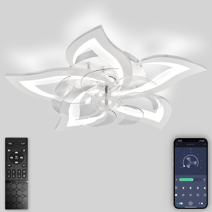 люстра-вентилятор natali kovaltseva ledfan led lamps 81487