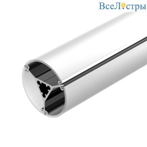 Алюминиевый профиль Arlight ROUND-D36-360-2500 ANOD BLACK 050250