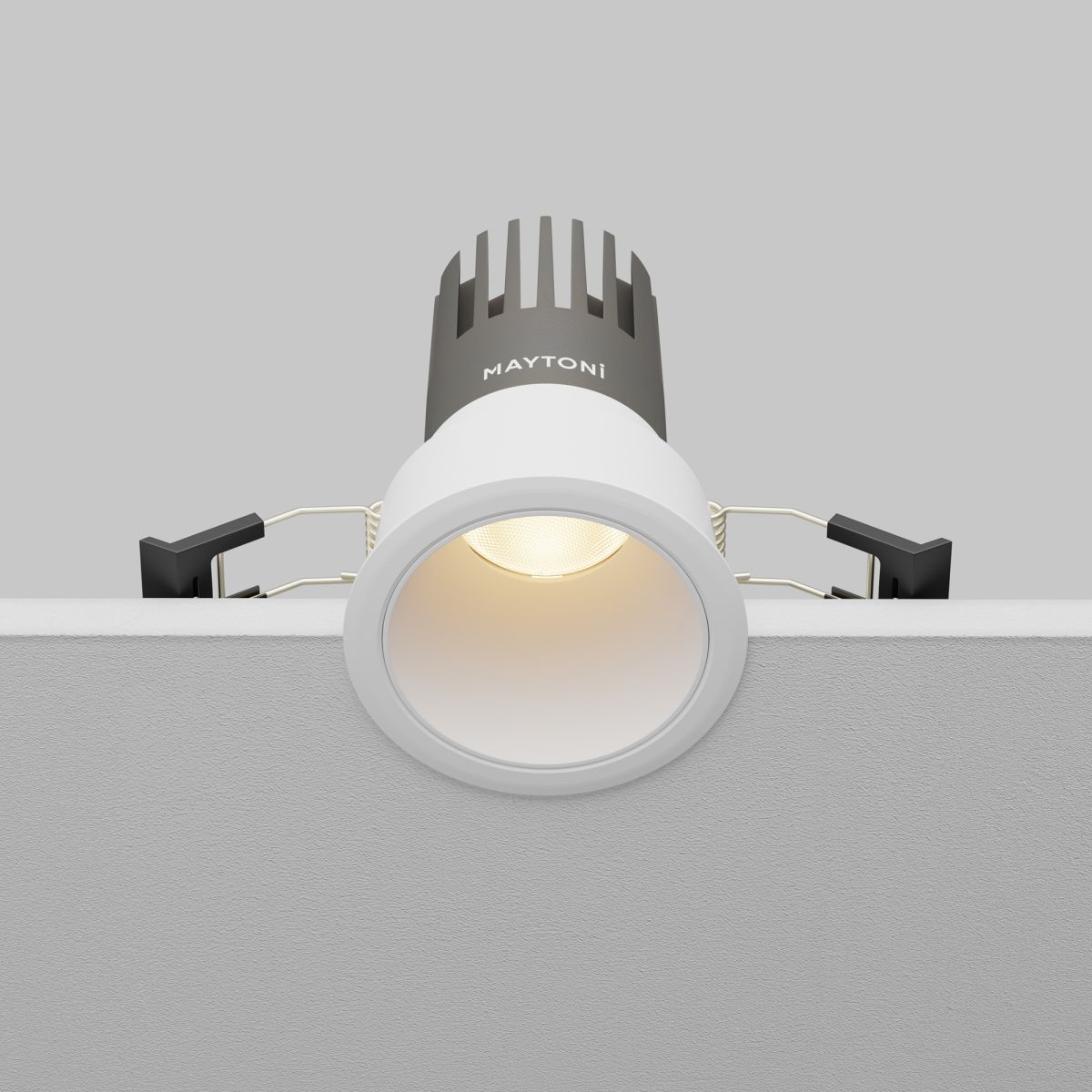 встраиваемый светильник maytoni technical dip dl116-10w-3k-w