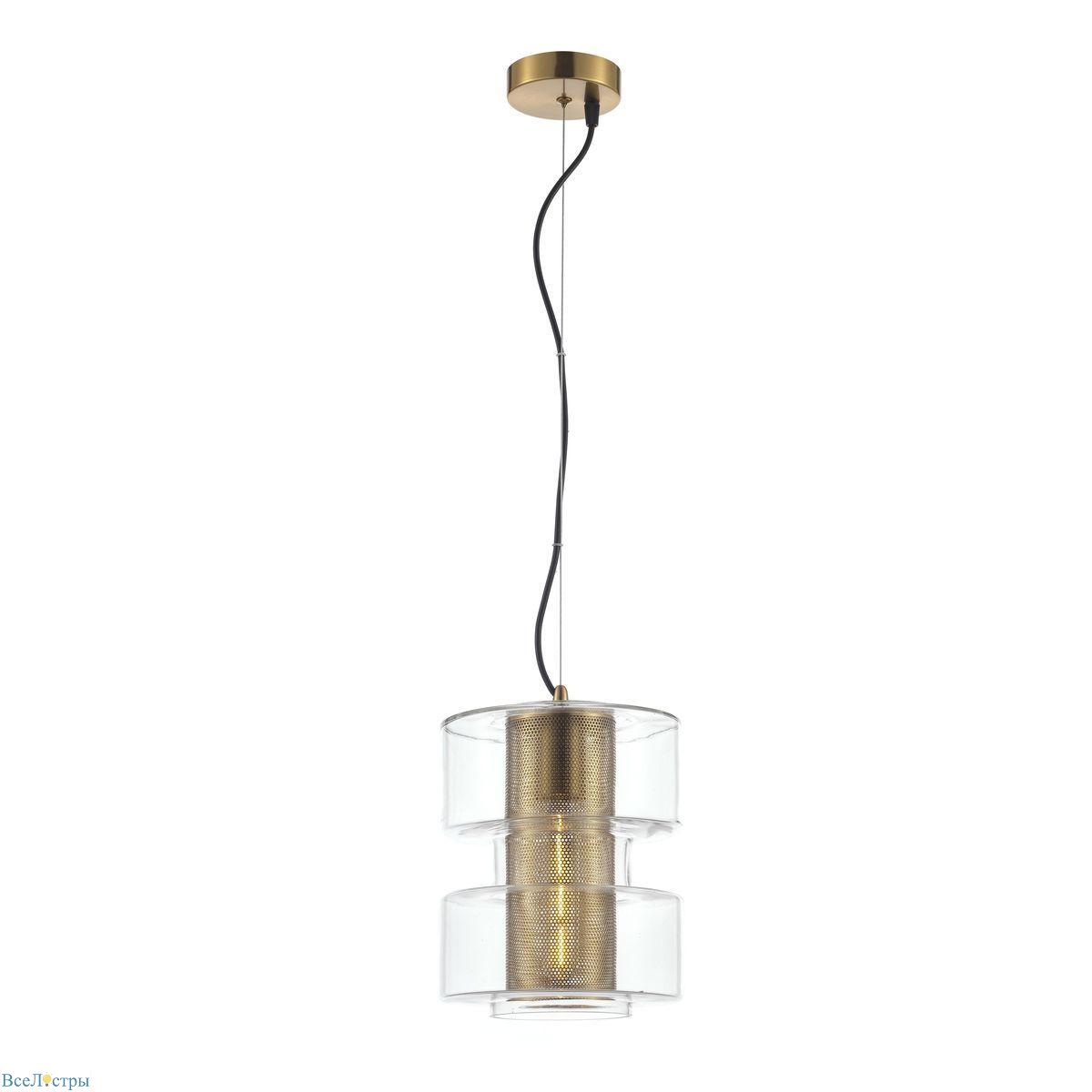 подвесной светильник ilamp brick p7555-1 gd