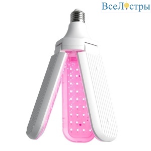 Лампа светодиодная для растений Feron LB-7000 E27 30W красно-синий спектр 48444