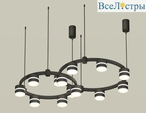 Комплект подвесного светильника Ambrella Light Techno Ring XR92091001 (A9209x2, C9238, C9232, N8445)