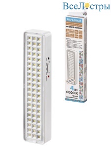 Настенно-потолочный аккумуляторный светильник TDM Electric Народный СБА SQ0308-0301