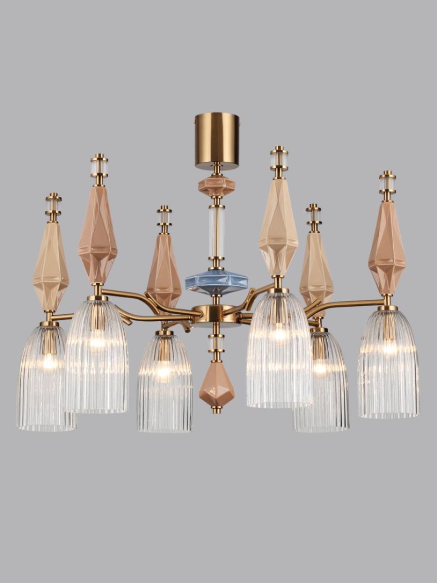 подвесная люстра odeon light modern terra 5414/6