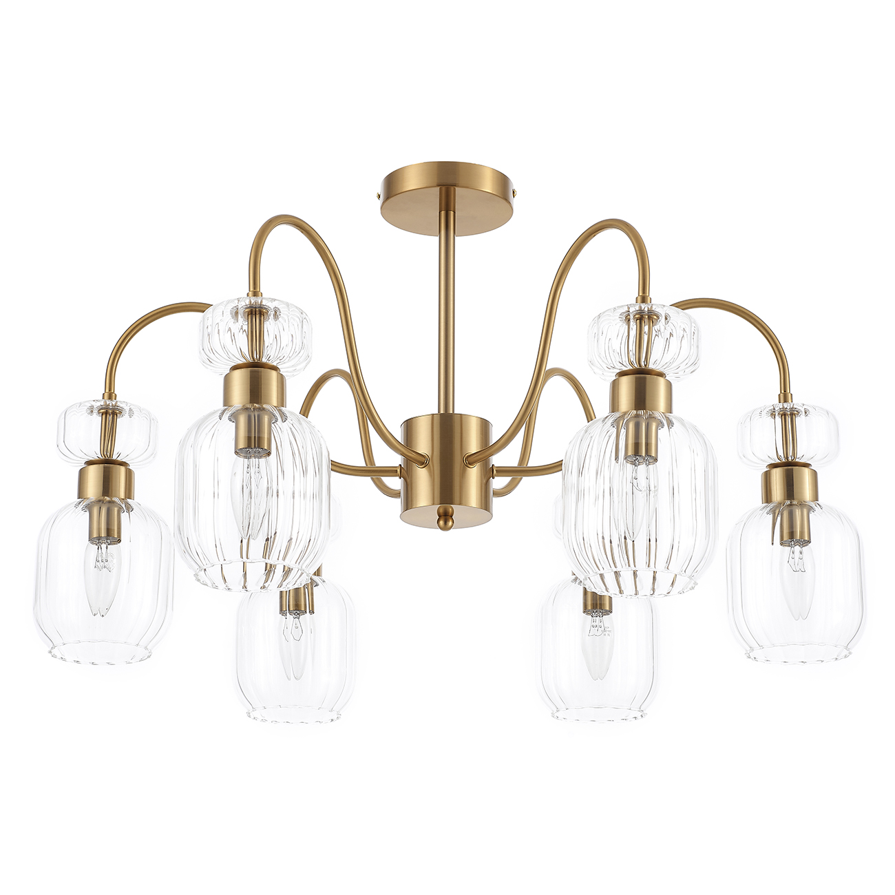 люстра на штанге escada gloss 1141/6pl clear