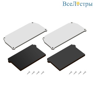 Заглушка Denkirs Flod (2 шт) DK5852-BK