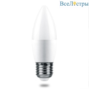 Лампа светодиодная Feron E27 6W 2700K Матовая LB-1306 38050