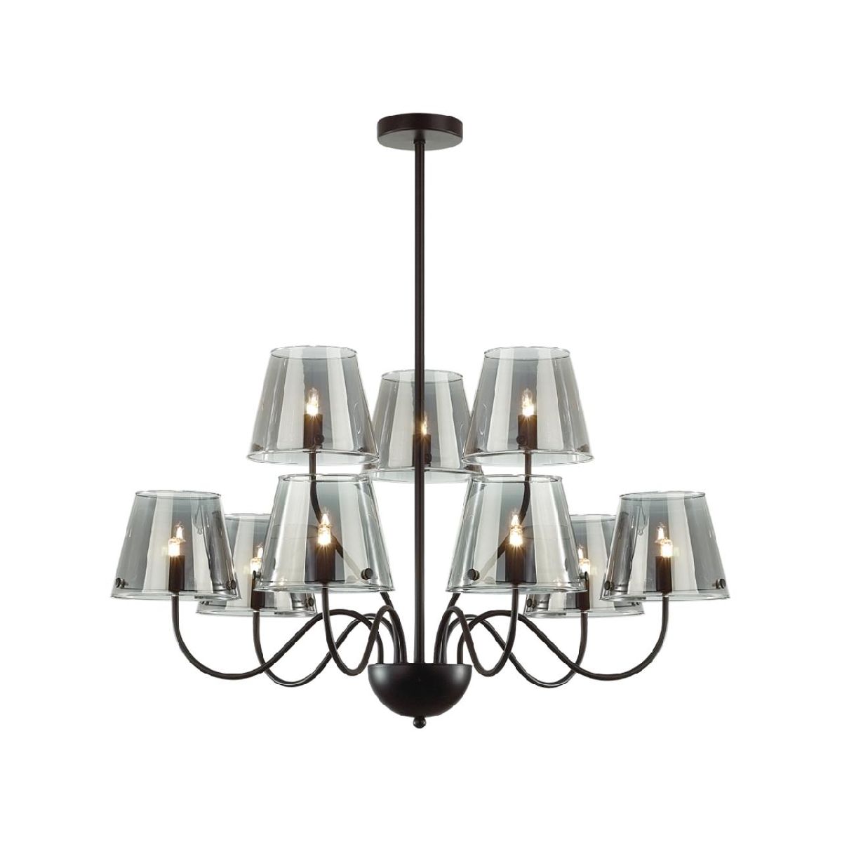 люстра на штанге lumion smoky 6570/9c