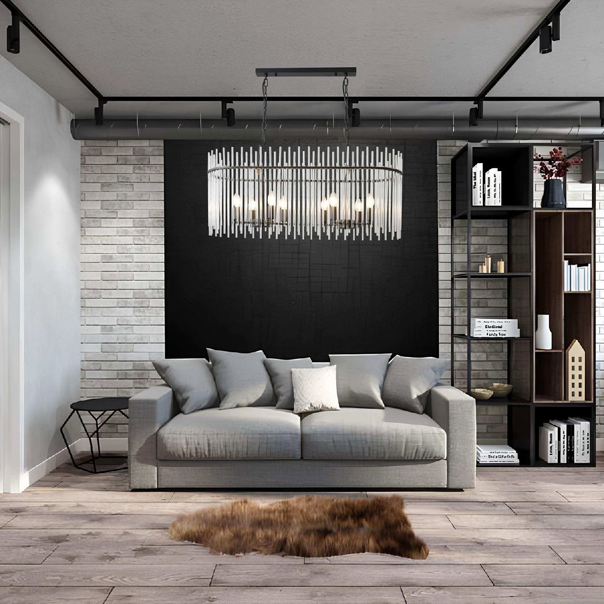 подвесная люстра crystal lux claro sp8