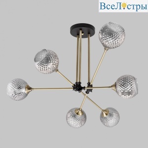 Потолочная люстра IMEX MD.5299-6-S-AB+BK