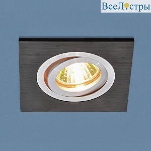 Встраиваемый светильник Elektrostandard 1051/1 BK черный 4690389083655