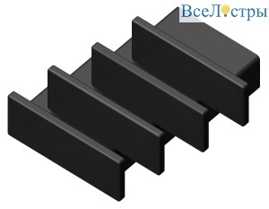 Заглушка (4 шт.) Ambrella Light Alum Profile GP8320