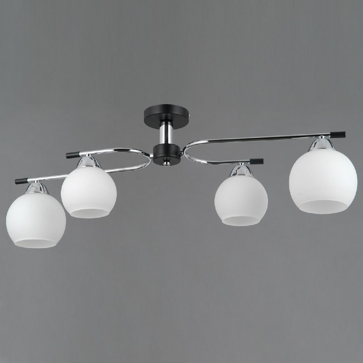 потолочная люстра illumico il0638-4csq-24 cr bk libra