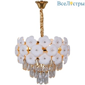 Подвесная люстра Illumico IL8139-5РLY-39 GD WT