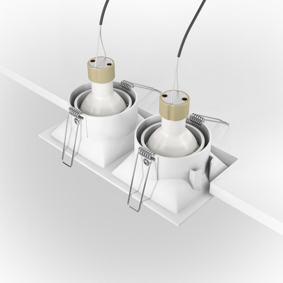 встраиваемый светильник maytoni technical dot dl029-2-02w