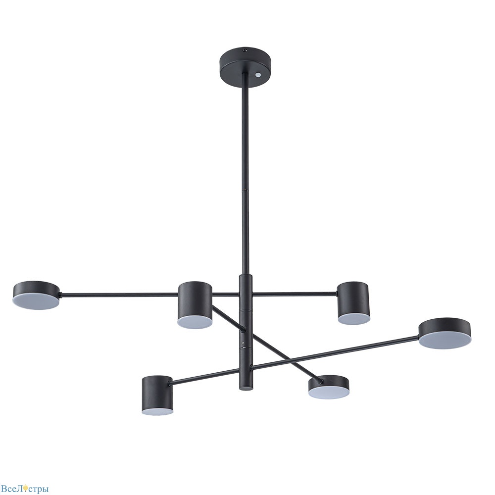люстра на штанге arte lamp stanley a2476pl-40bk