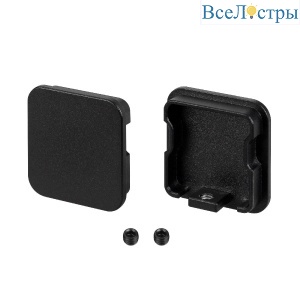 Заглушка Arlight LINE-D-3030 SQUARE BLACK 053515