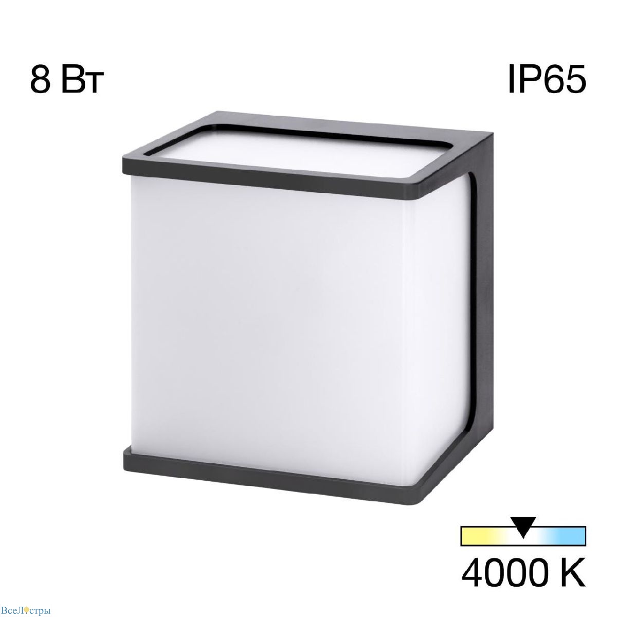 уличный настенный светильник citilux domus clu0801
