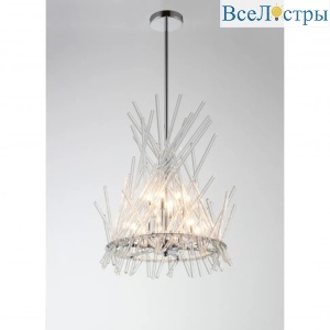 Люстра на штанге iLamp Casa 966C-12 CR+CL