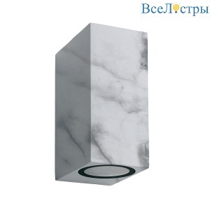 Уличный настенный светильник Uniel UUL-P42A 2х6W/GU10 IP65 MARBLE UL-00011362