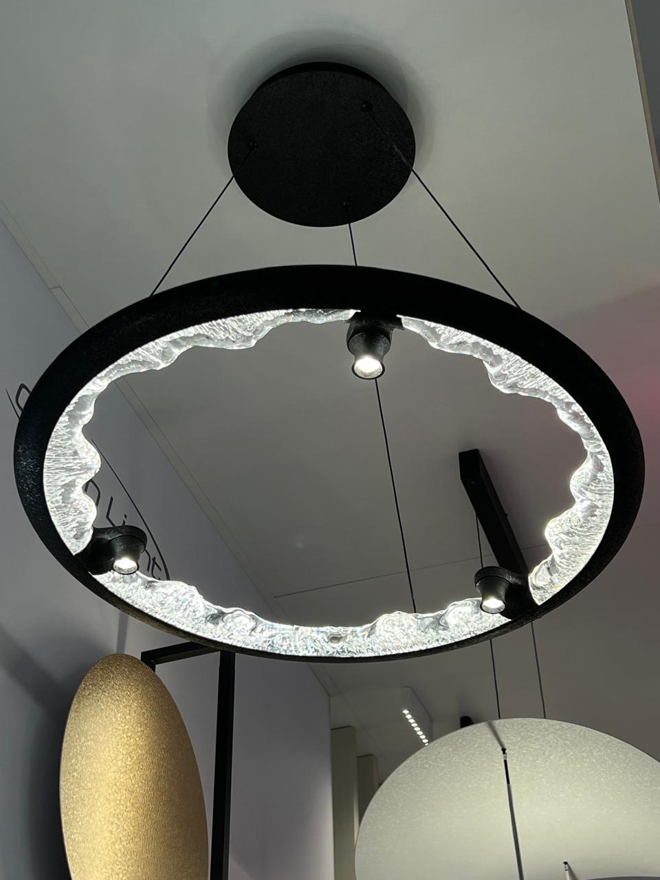 подвесной светодиодный светильник odeon light hightech cayon 7001/44l