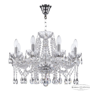 Подвесная люстра Bohemia Ivele Crystal 5413/8/200 Ni Clear/M-1H