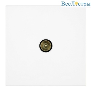 Розетка телевизионная 1-местная (механизм) Stekker 75 Ом 5-862МГц Мия RST00-3108-01 50435