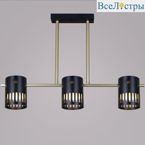 Потолочная люстра Reluce 06675-0.3-03 GD+BK GX53