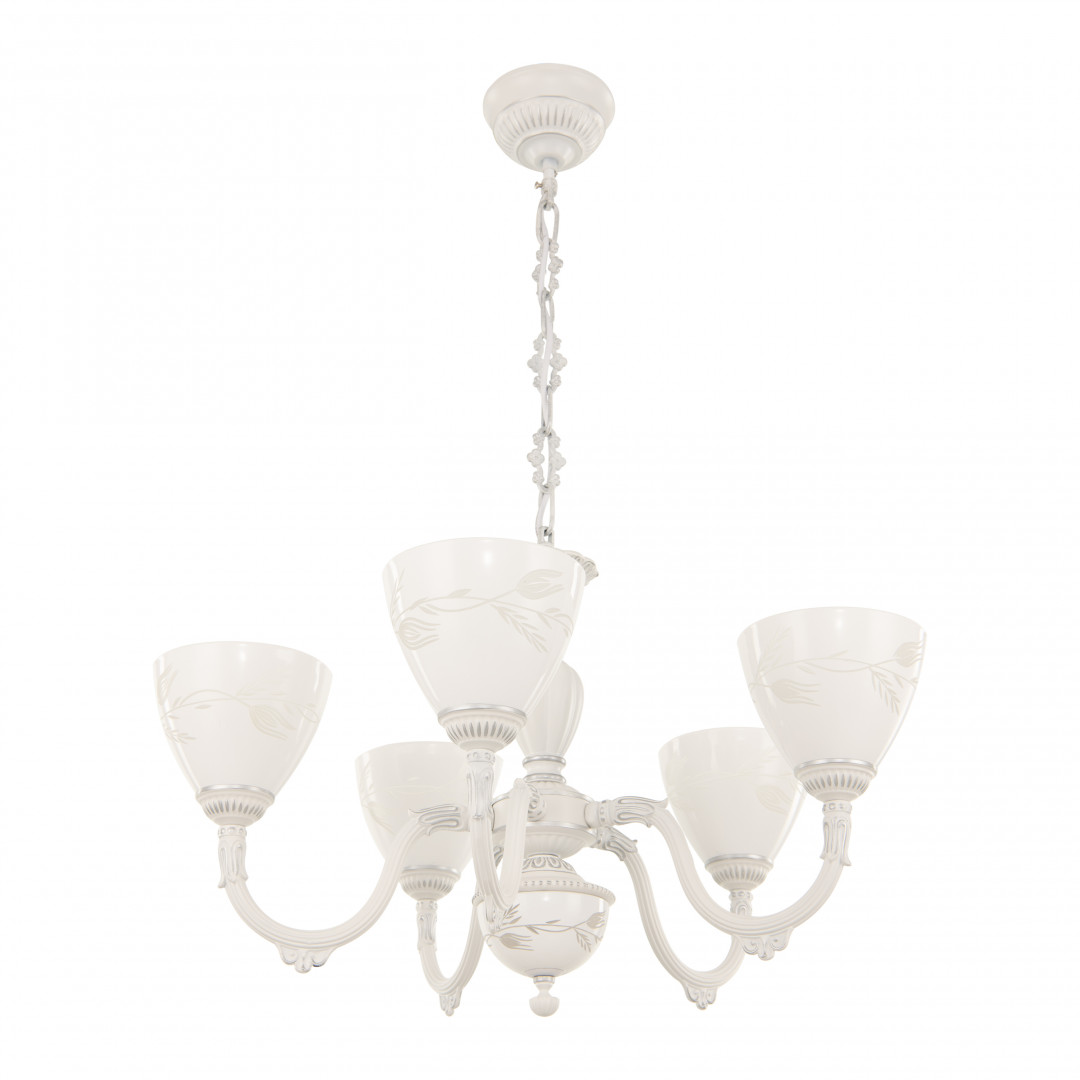 подвесная люстра arte milano 347837/5 wt+sl