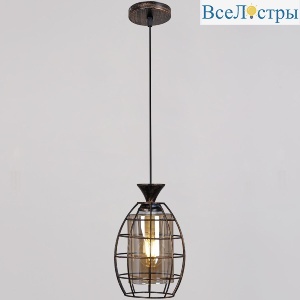 Подвесной светильник Reluce 03525-0.9-01 BK+GD