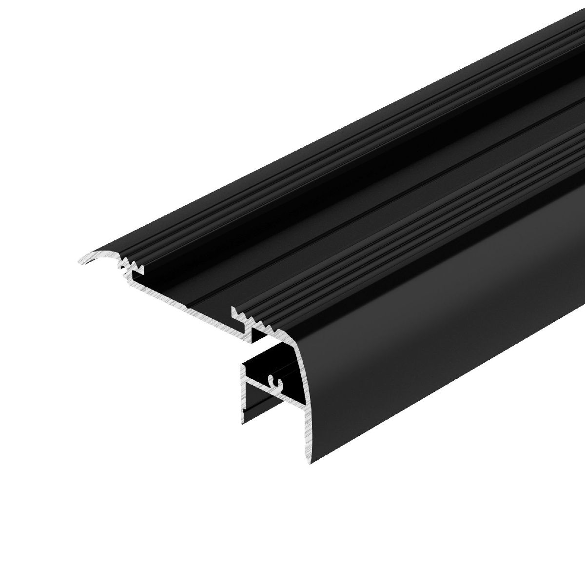 профиль arlight stair-w65-2000 anod black 045663
