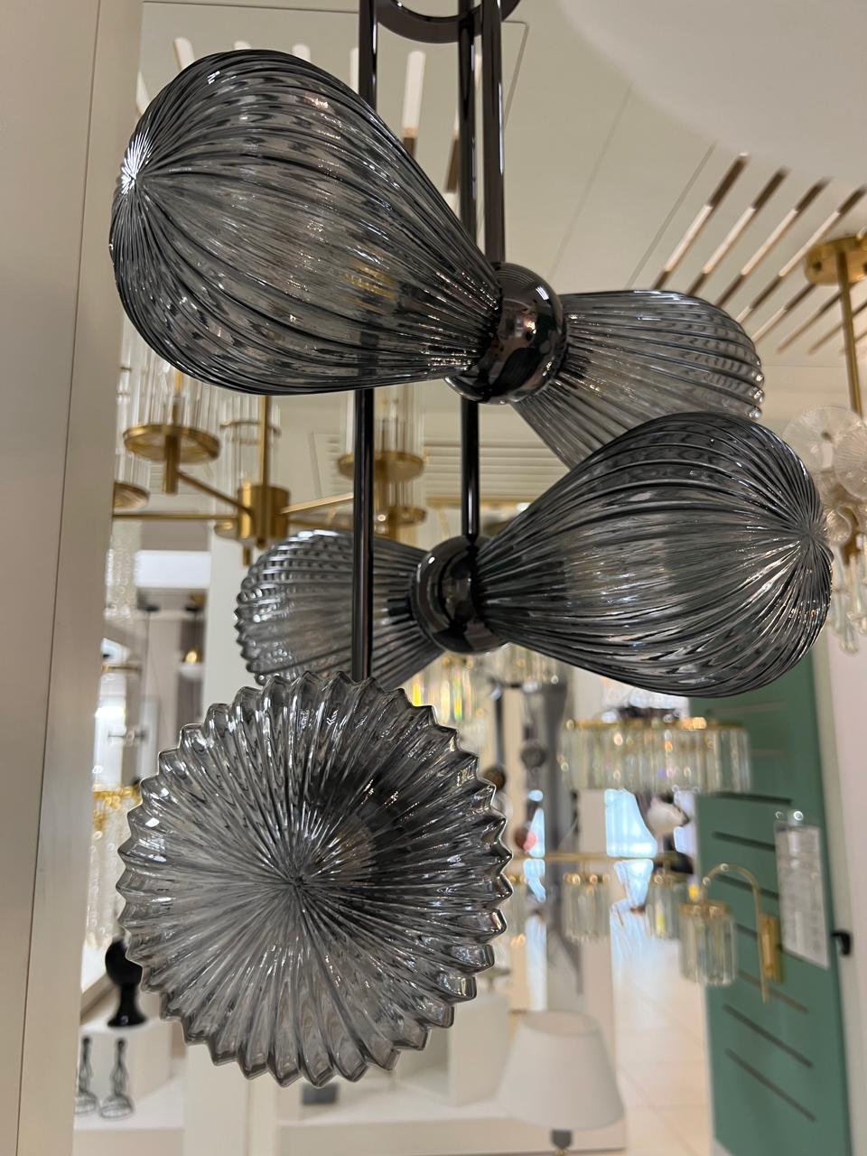подвесная люстра odeon light exclusive elica 5417/6
