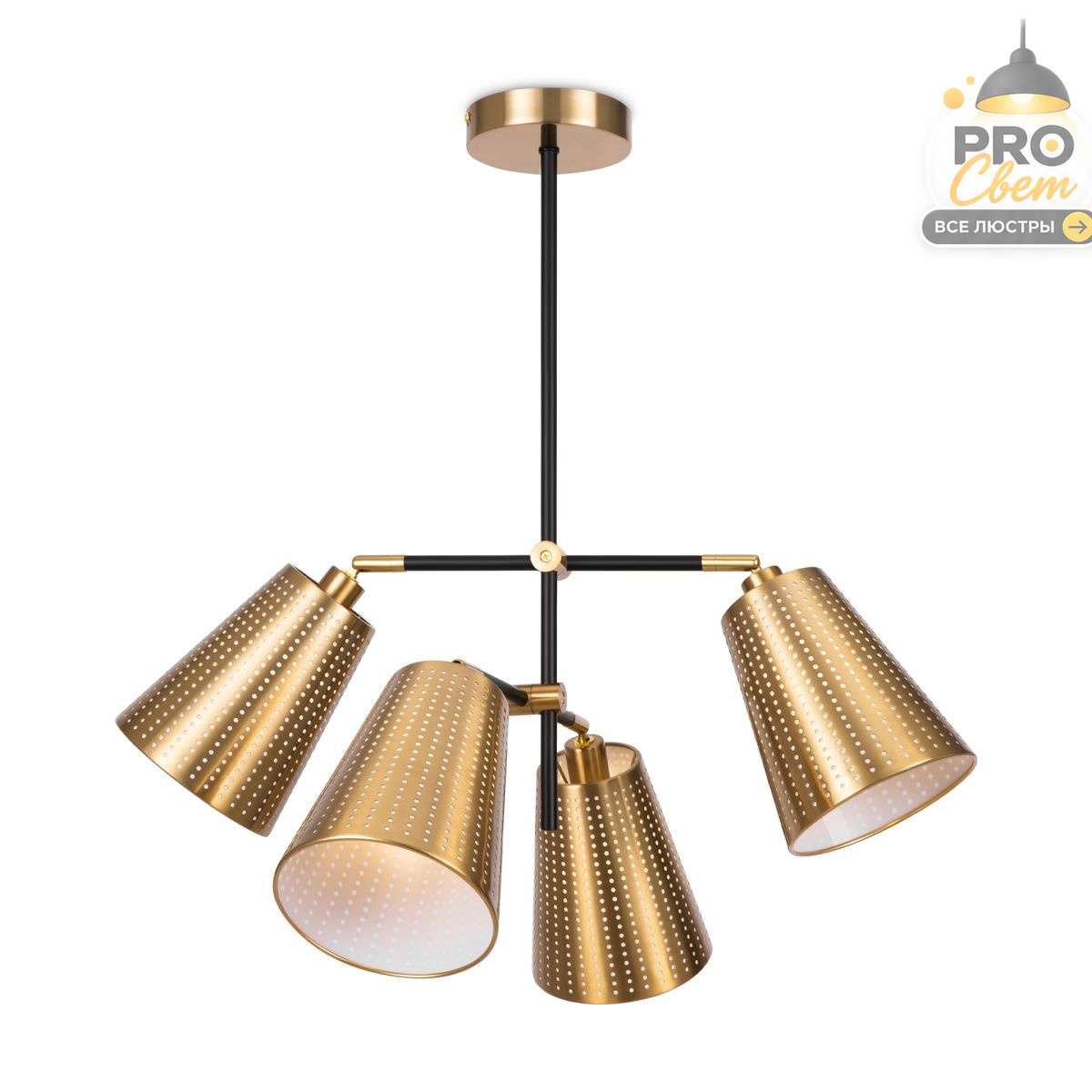 люстра на штанге freya terra fr5260pl-04bs
