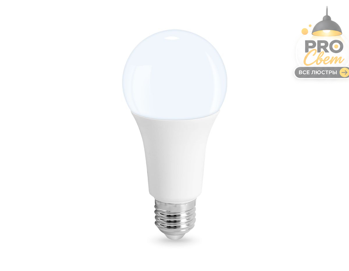 светодиодная лампа ambrella light bulbing e27 25w 6400k 652506