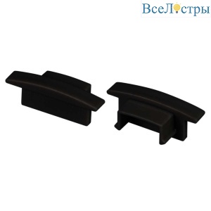 Заглушка глухая Arlight Line-2308-F Black 040322