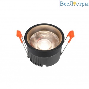 Встраиваемый светильник Iledex Technical Mars DIM 112-12W-D80-3000K-24DG-BK