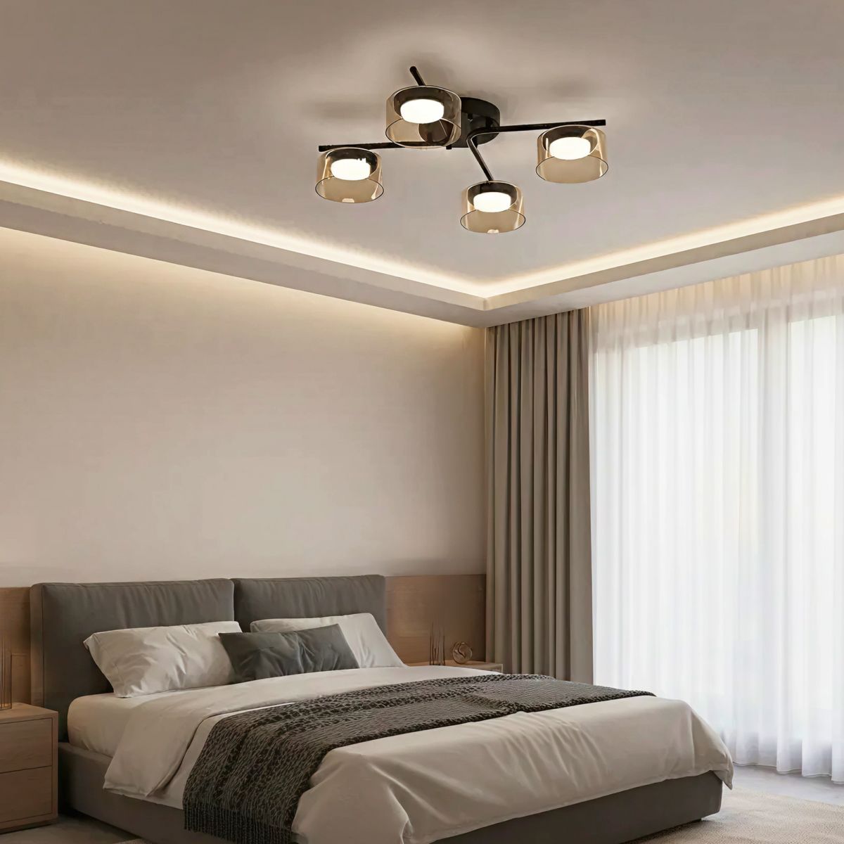 потолочная люстра citilux espace cl243141
