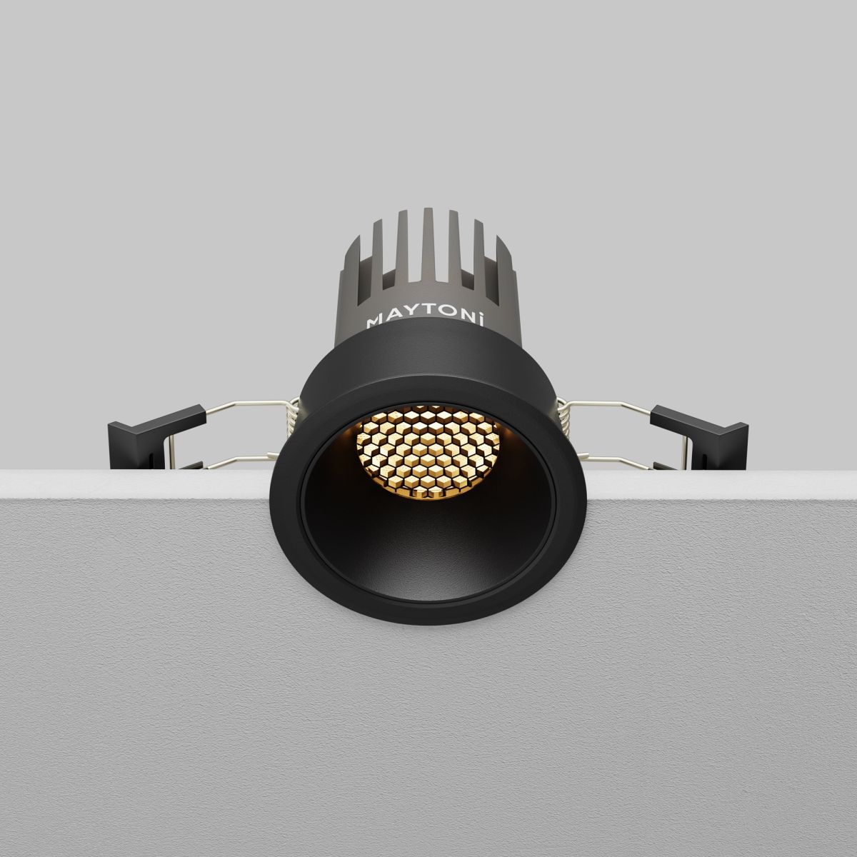 встраиваемый светильник maytoni technical dip dl115-10w-3k-b