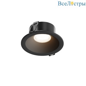 Встраиваемый светильник Sogne HSBL_0177 IP20,50Вт, GU10, чёрный