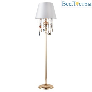 Торшер Crystal Lux Mercedes PT1 Gold/Color