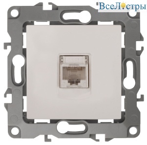 Розетка информационная RJ45 Эра 12-3107-02 Б0014724