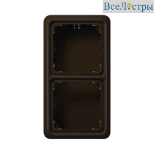 Коробка двухместная Jung CD582ABR