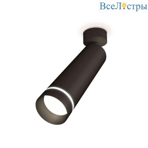 Комплект накладного светильника Ambrella light Techno Spot XM6356003 SBK/FR черный песок/белый матовый (A2210, C6356, N6229)