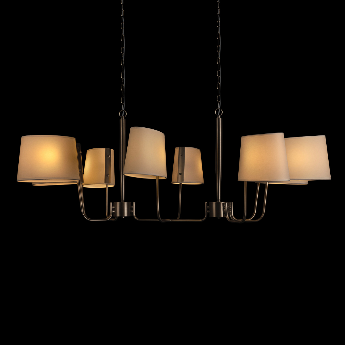 подвесная люстра loft it hilton 10527/8 nickel