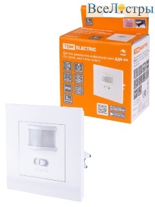 Датчик движения инфракрасный TDM Electric ДДВ-04 SQ0324-0045