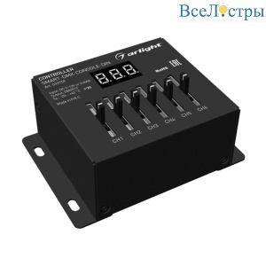 Контроллер Arlight Smart-DMX-CONSOLE-Din (5-12V, 6CH, XLR3) 033759