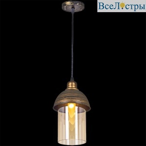 Подвесной светильник Reluce 03356-0.4-01 BK+GD