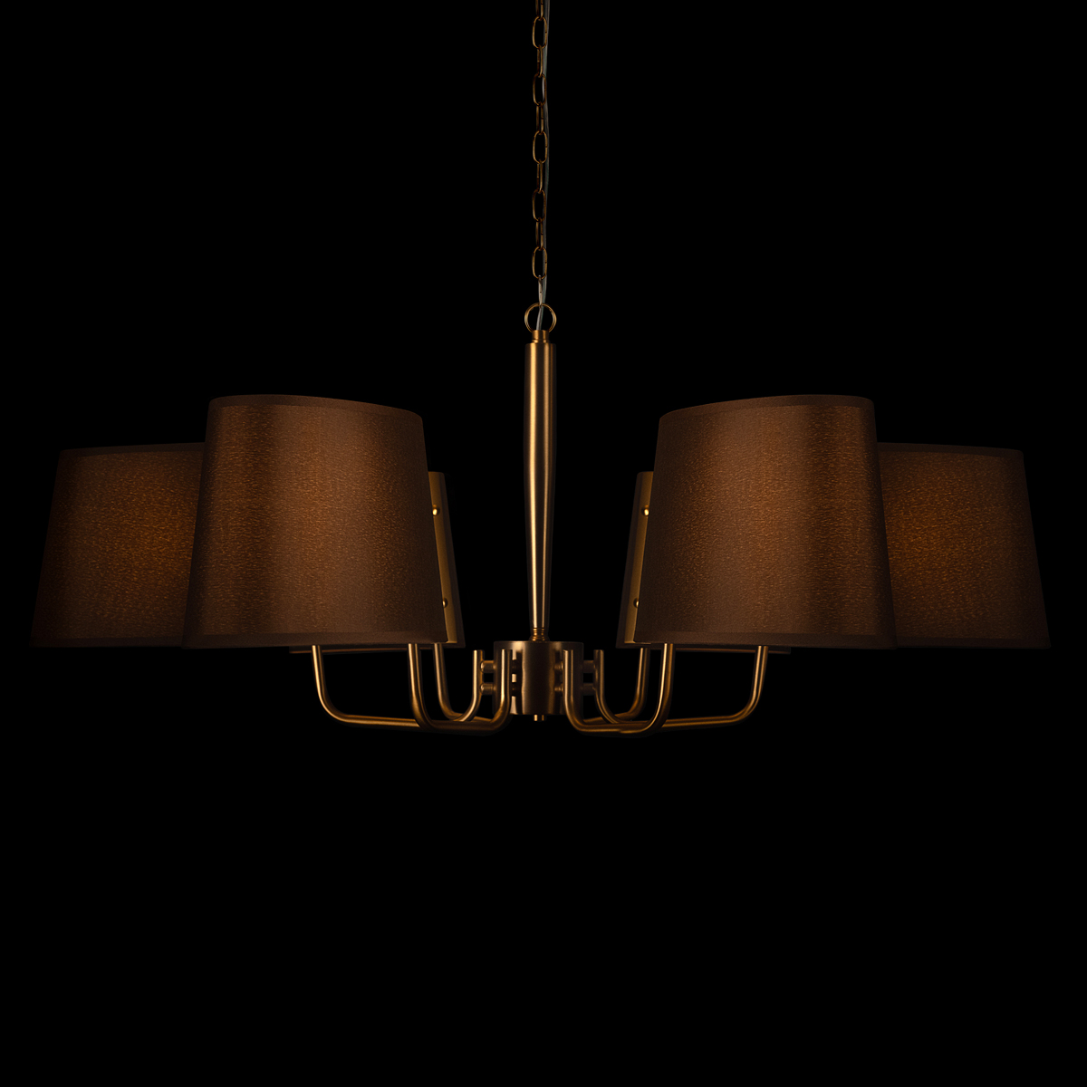 подвесная люстра loft it hilton 10527/6 brass